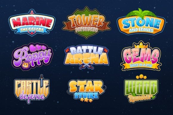 9 Professional Game Logo Templates for Instant Branding
