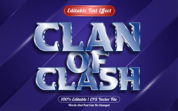 Editable Text Effect Clan Game Style: Bold Typography for Impact