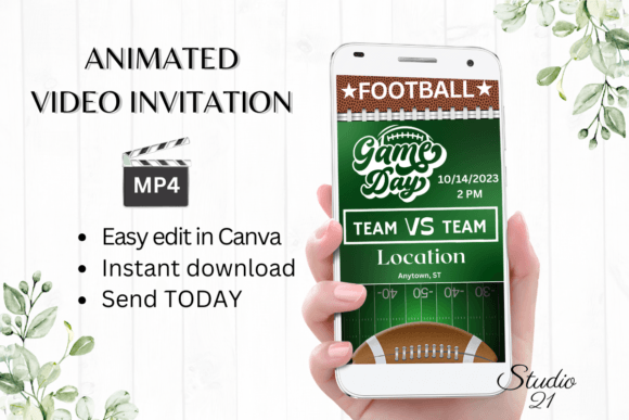 Game Day Made Easy: Create Your Football Invitation Now
