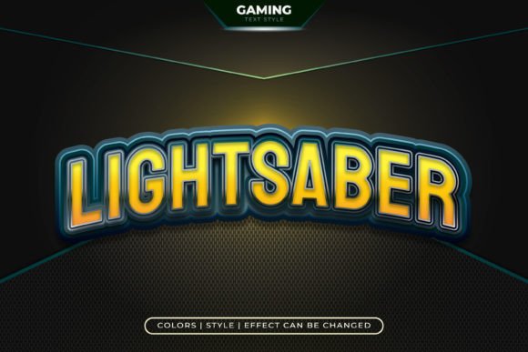 Game-Ready Glow: Mastering the Light Saber Text Effect