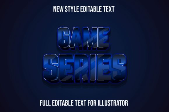 Game Series-Text Effect: Bold Visuals for Your Next Project