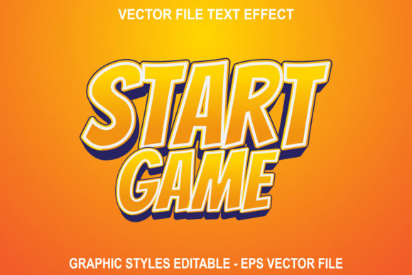 Game Text Effect With Orange Gradient: Ignite Your Designs