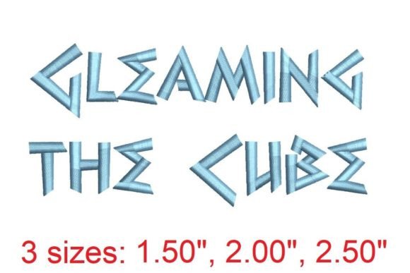 Gleaming the Cube: A Font That Delivers Modern Elegance