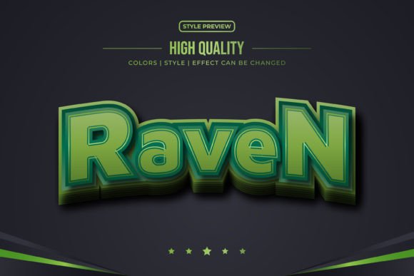 Green Raven Text Effect: Unlock a Bold Game Aesthetic