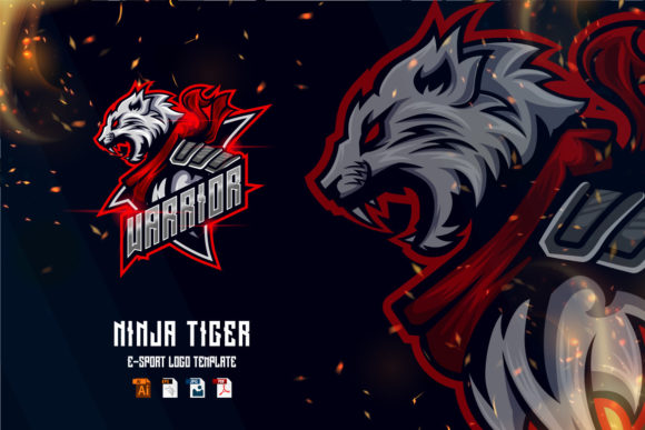 Ninja Tiger E-Sport Game Logo Design: Unleash Your Brand