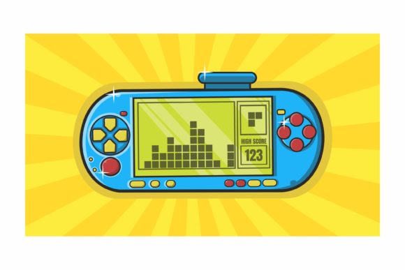 Retro Game Flat Design: A Modern Typeface for Digital Creatives