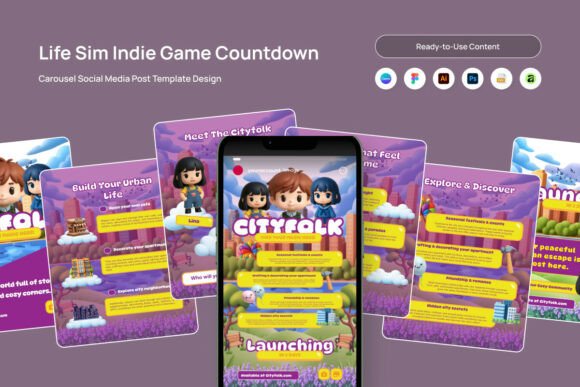 Slice of Life Game Countdown Carousel: A Visual Narrative Toolkit