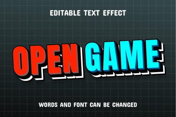 Unlocking the Open Game 3D Text Effect for Dynamic Designs
